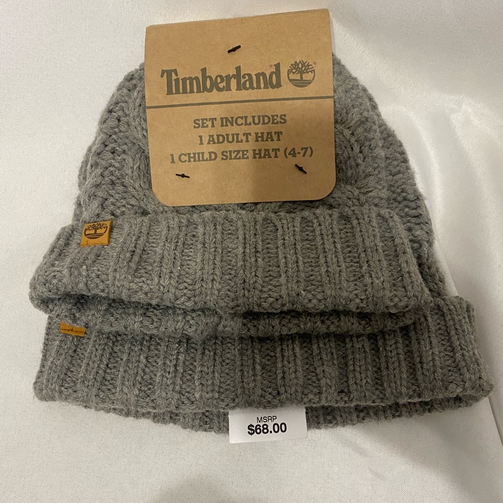 Timberland hat set Adult/Child